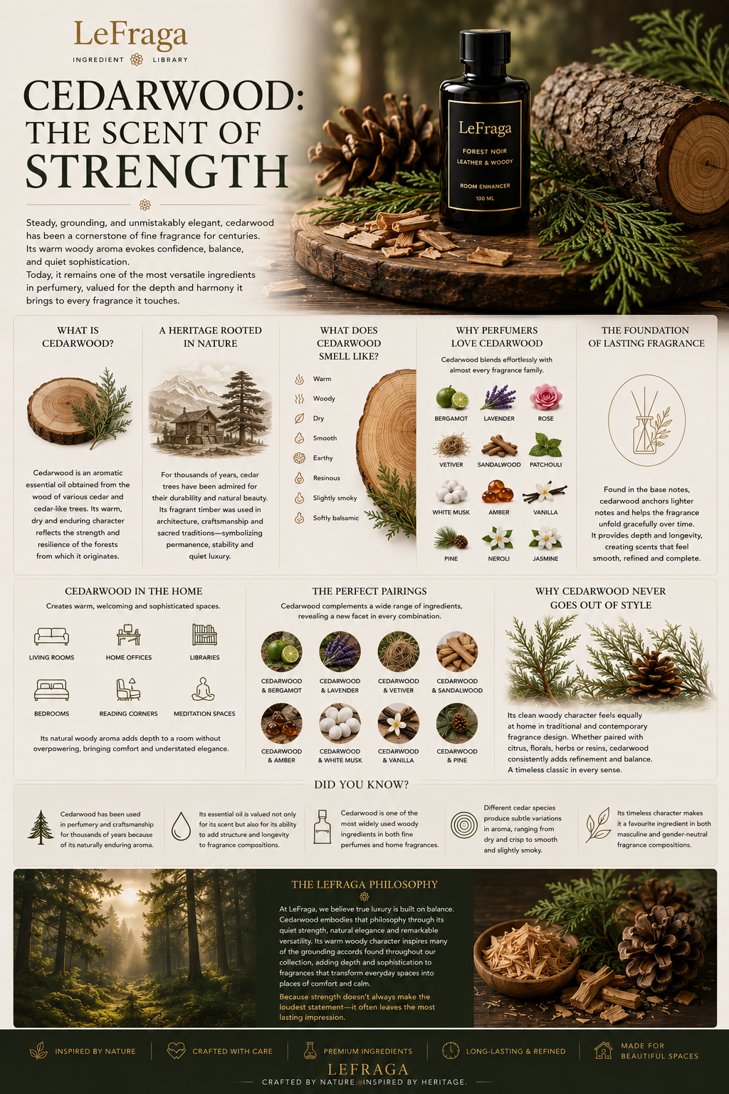 Cedarwood: The Scent of Strength