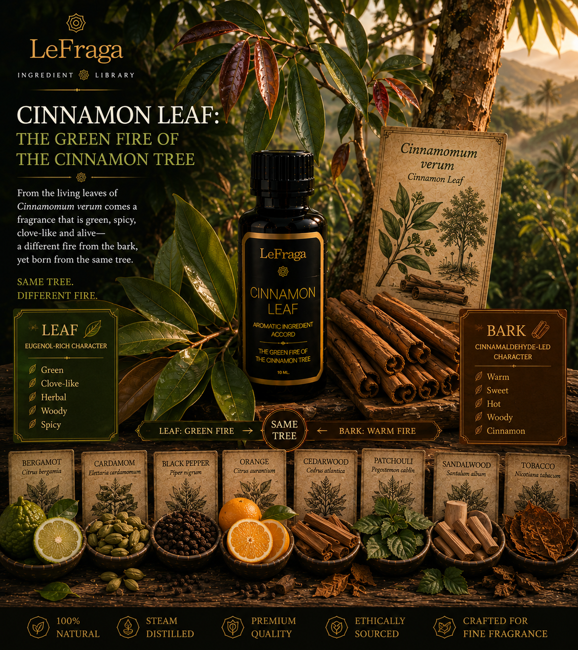 Cinnamon Leaf: The Green Fire of the Cinnamon Tree