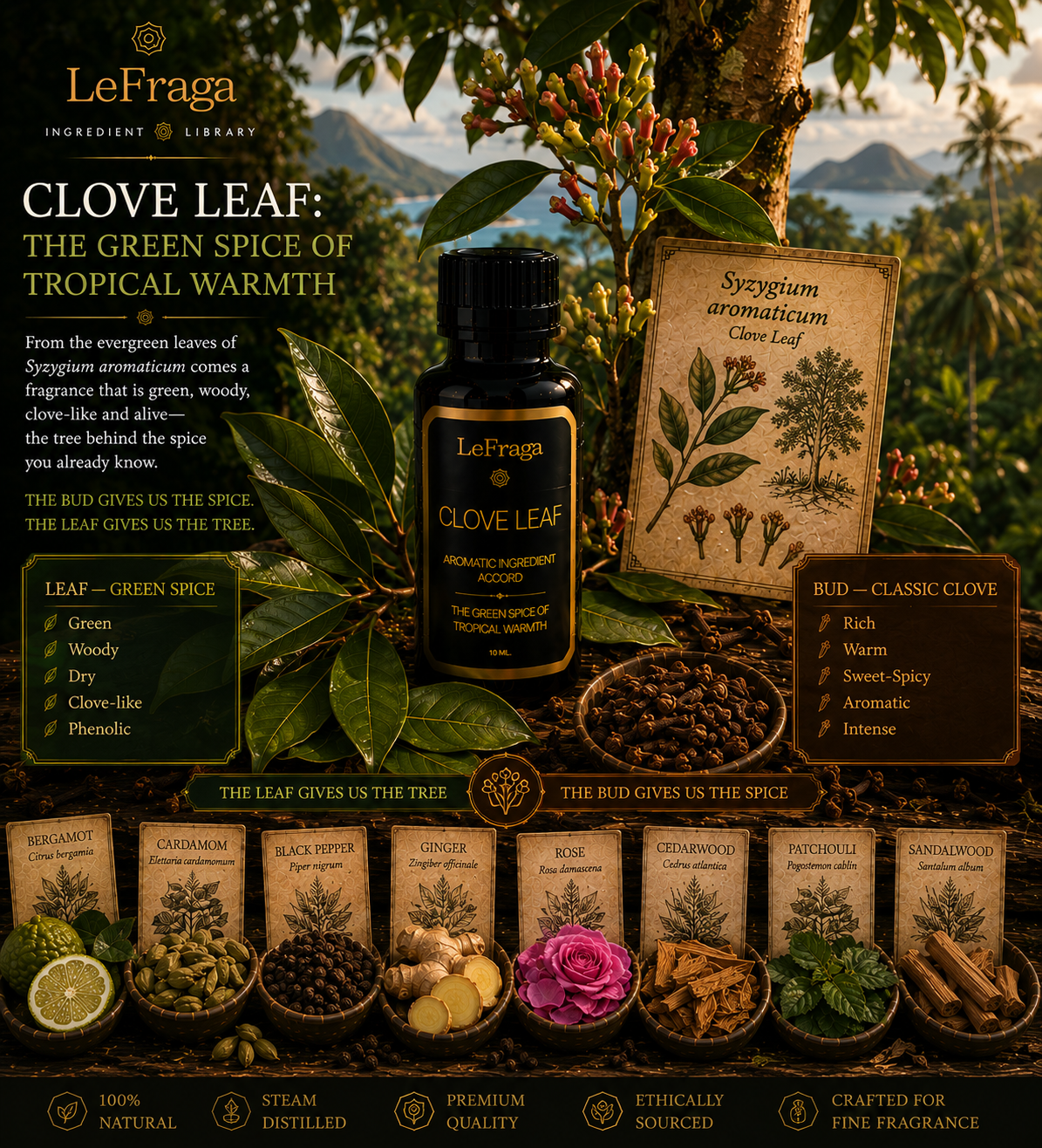 Clove Leaf: The Green Spice of Tropical Warmth