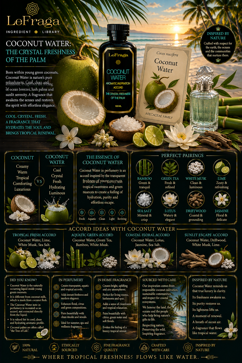 Coconut Water: The Crystal Freshness of the Palm