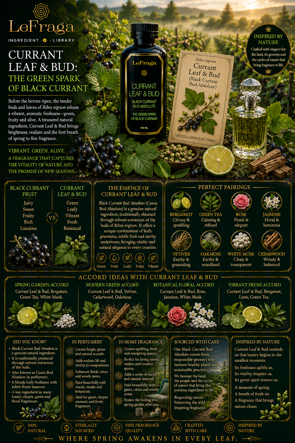 Currant Leaf &amp; Bud: The Green Spark of Black Currant