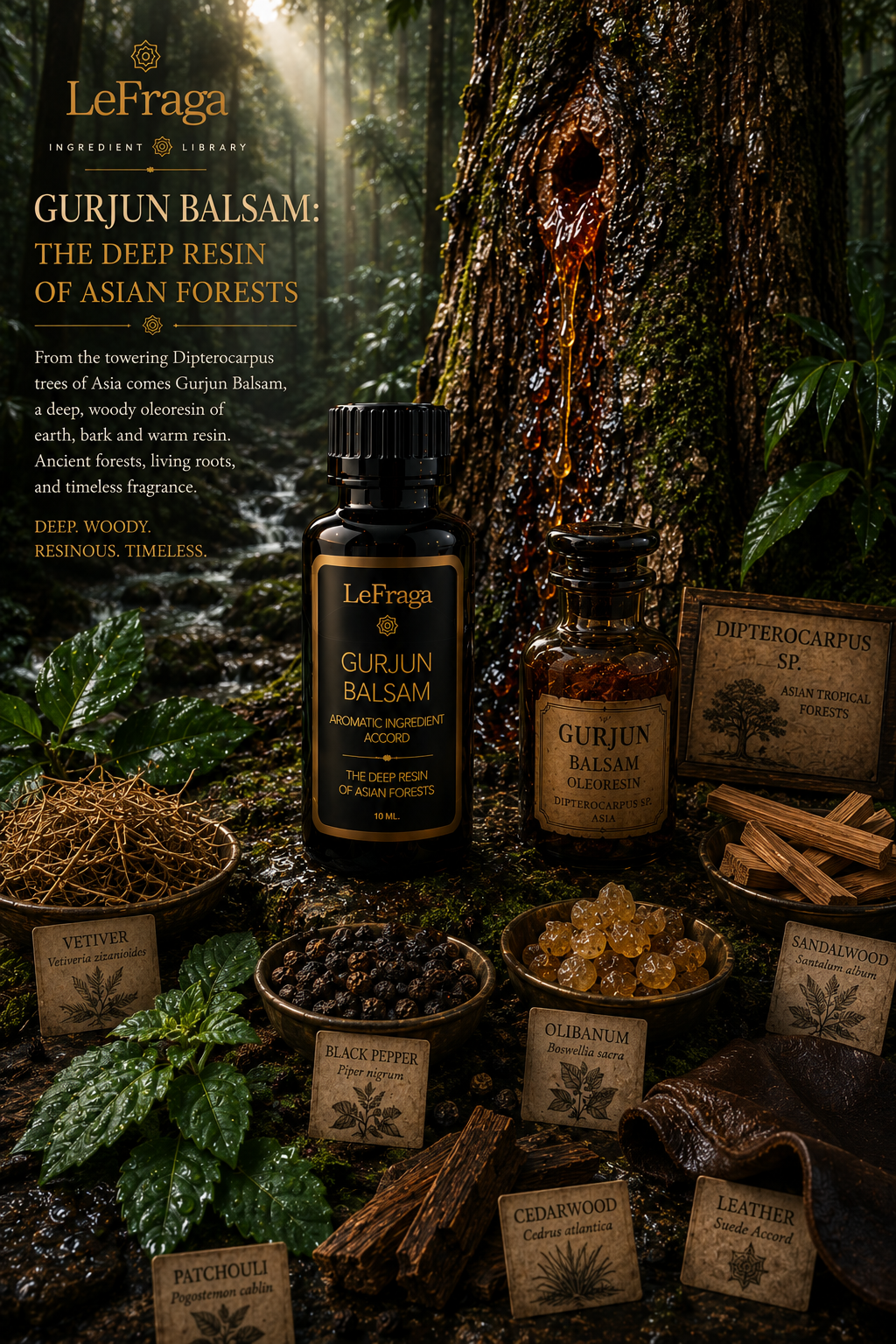 Gurjun Balsam: The Deep Resin of Asian Forests