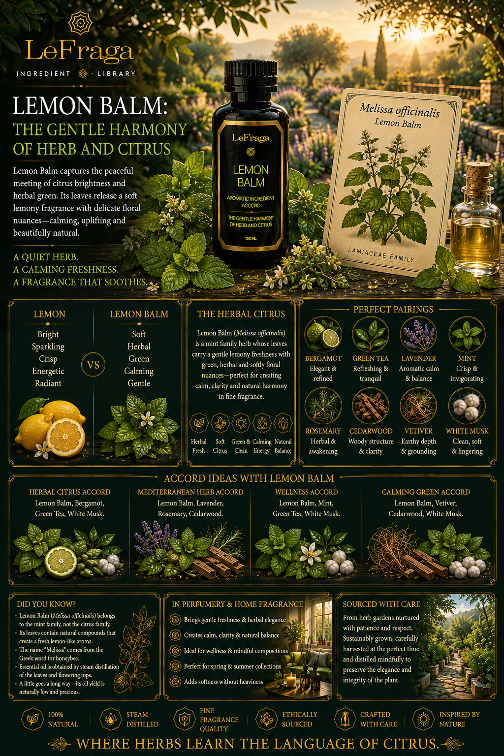 Lemon Balm: The Gentle Harmony of Herb and Citrus