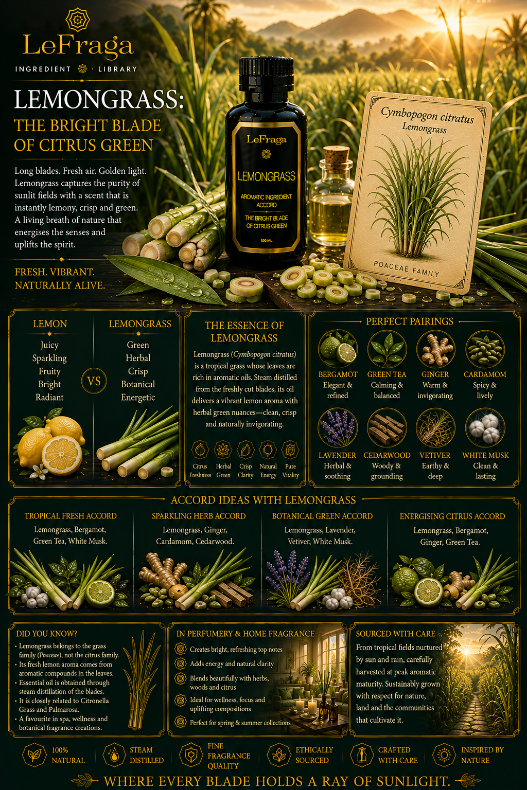 Lemongrass: The Bright Blade of Citrus Green