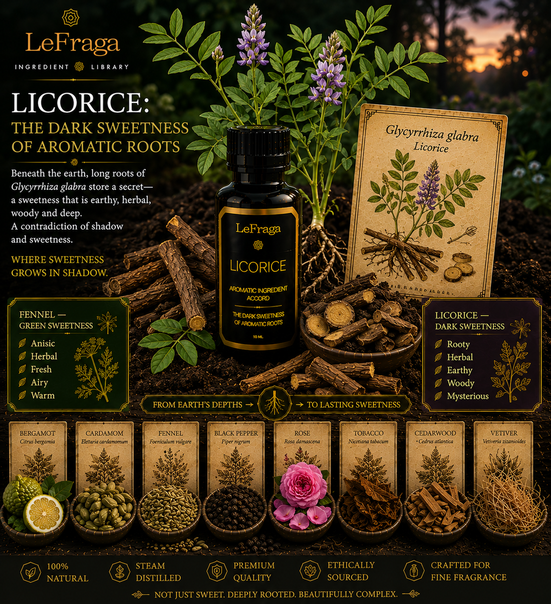 Licorice: The Dark Sweetness of Aromatic Roots