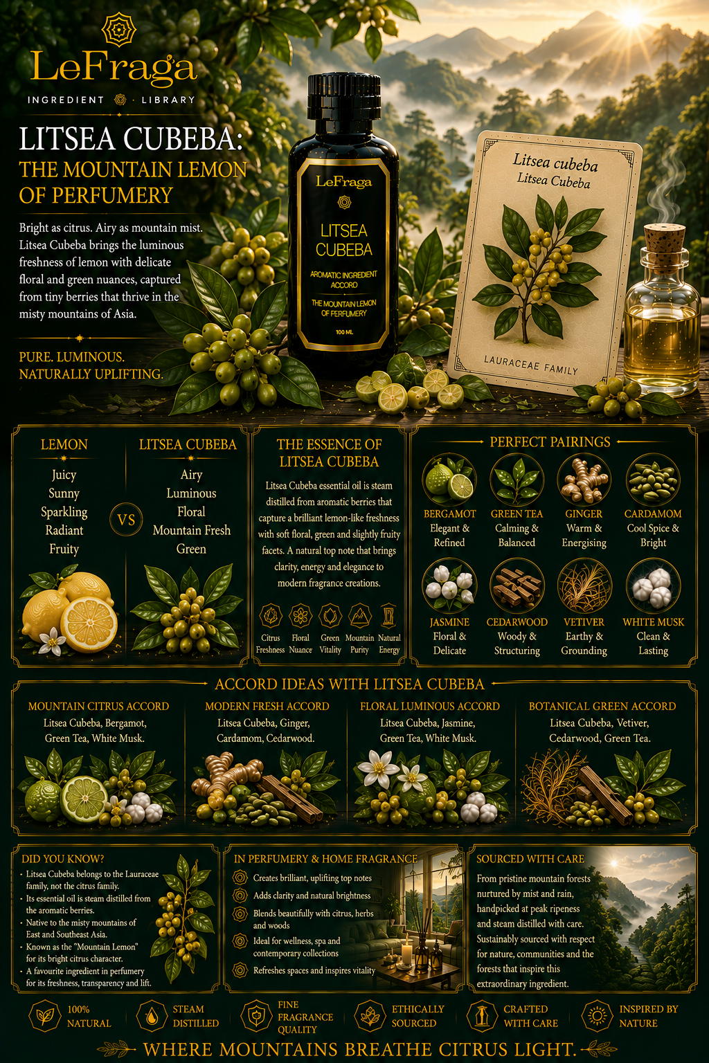 Litsea Cubeba: The Mountain Lemon of Perfumery