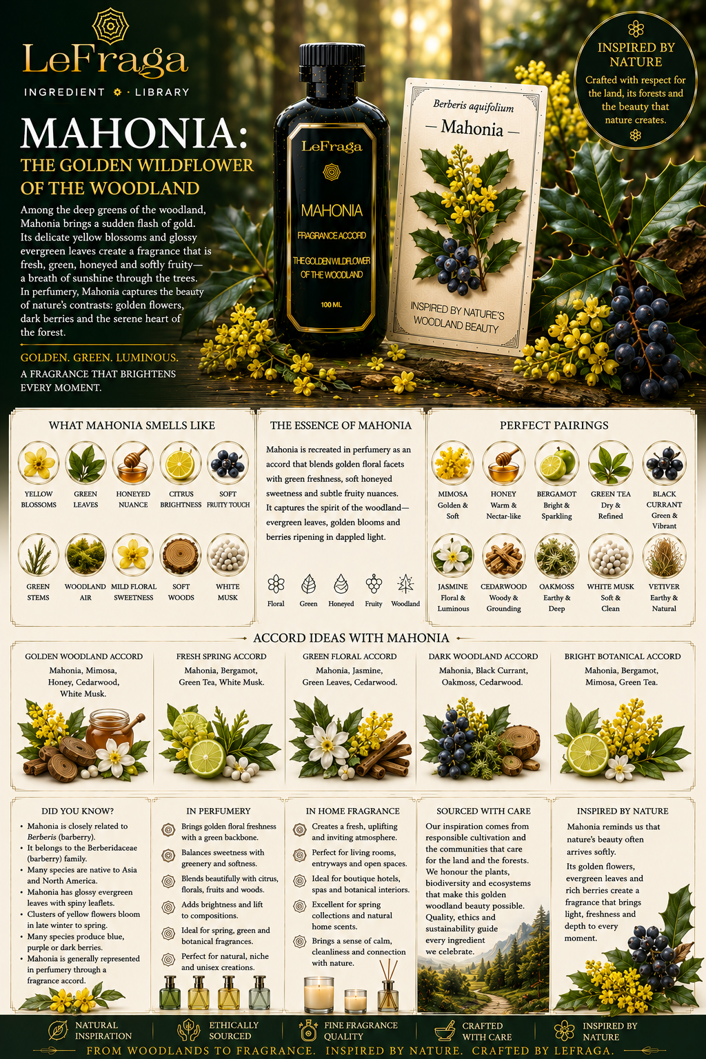 Mahonia: The Golden Wildflower of the Woodland