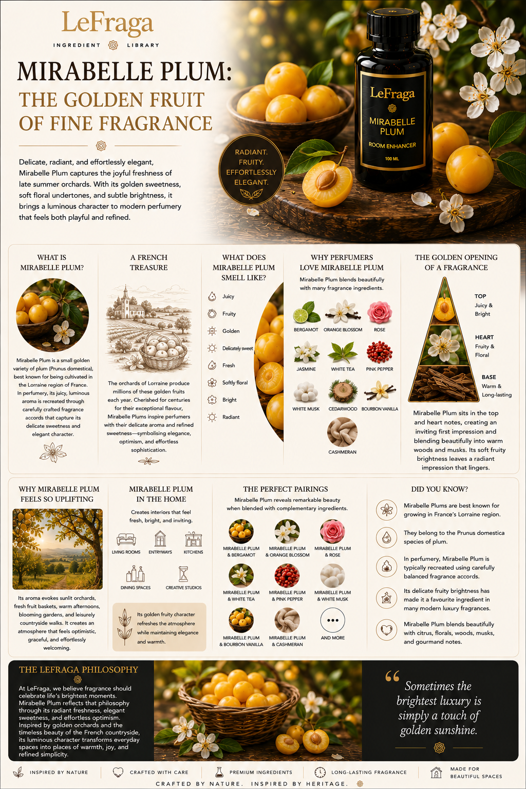 Mirabelle Plum: The Golden Fruit of Fine Fragrance