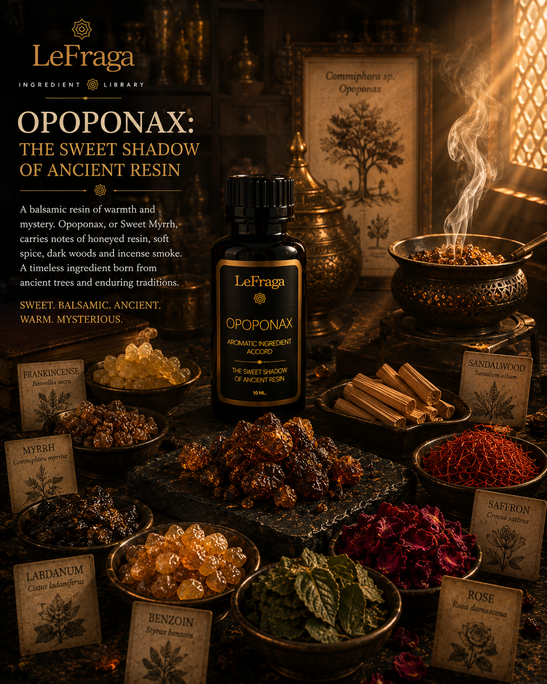 Opoponax: The Sweet Shadow of Ancient Resin