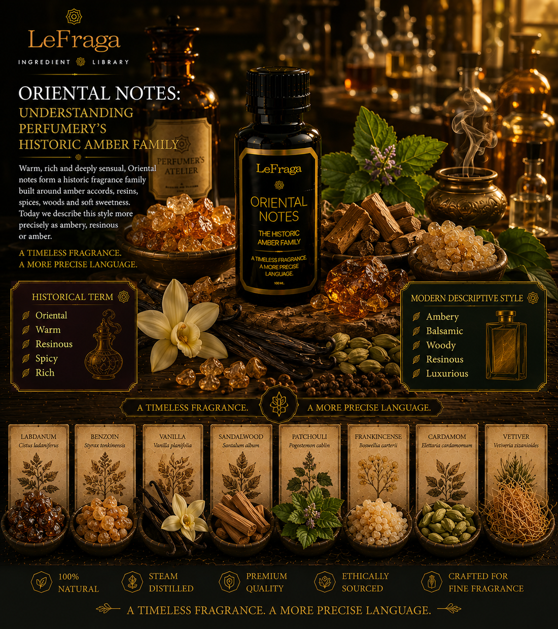 Oriental Notes: Understanding Perfumery's Historic Amber Family