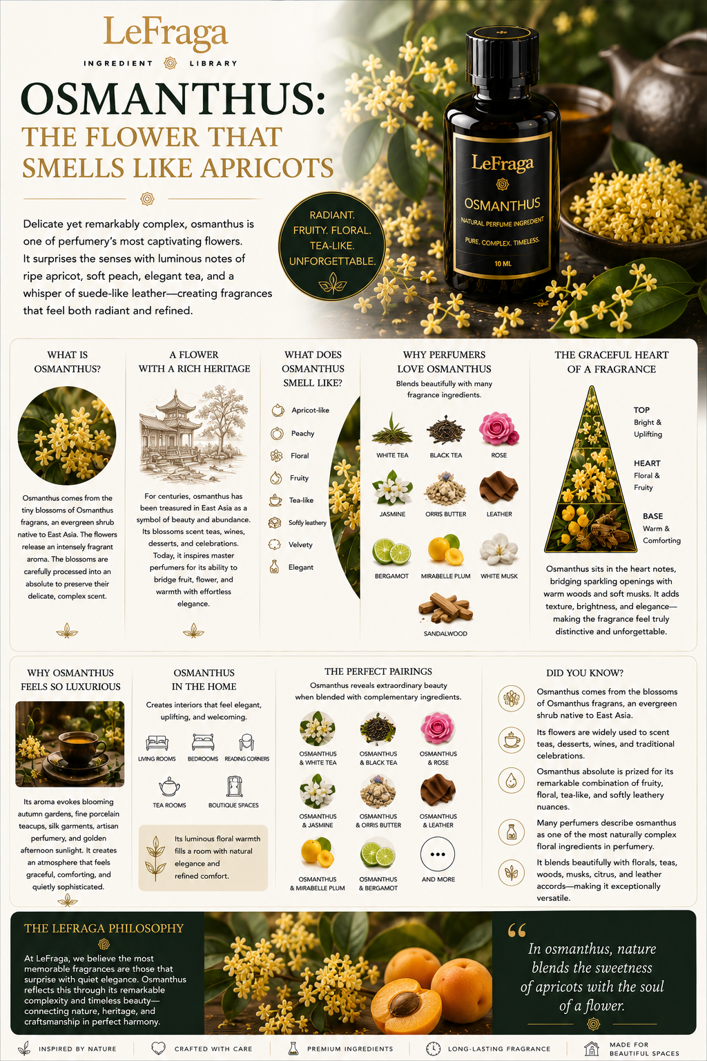 Osmanthus: The Flower That Smells Like Apricots