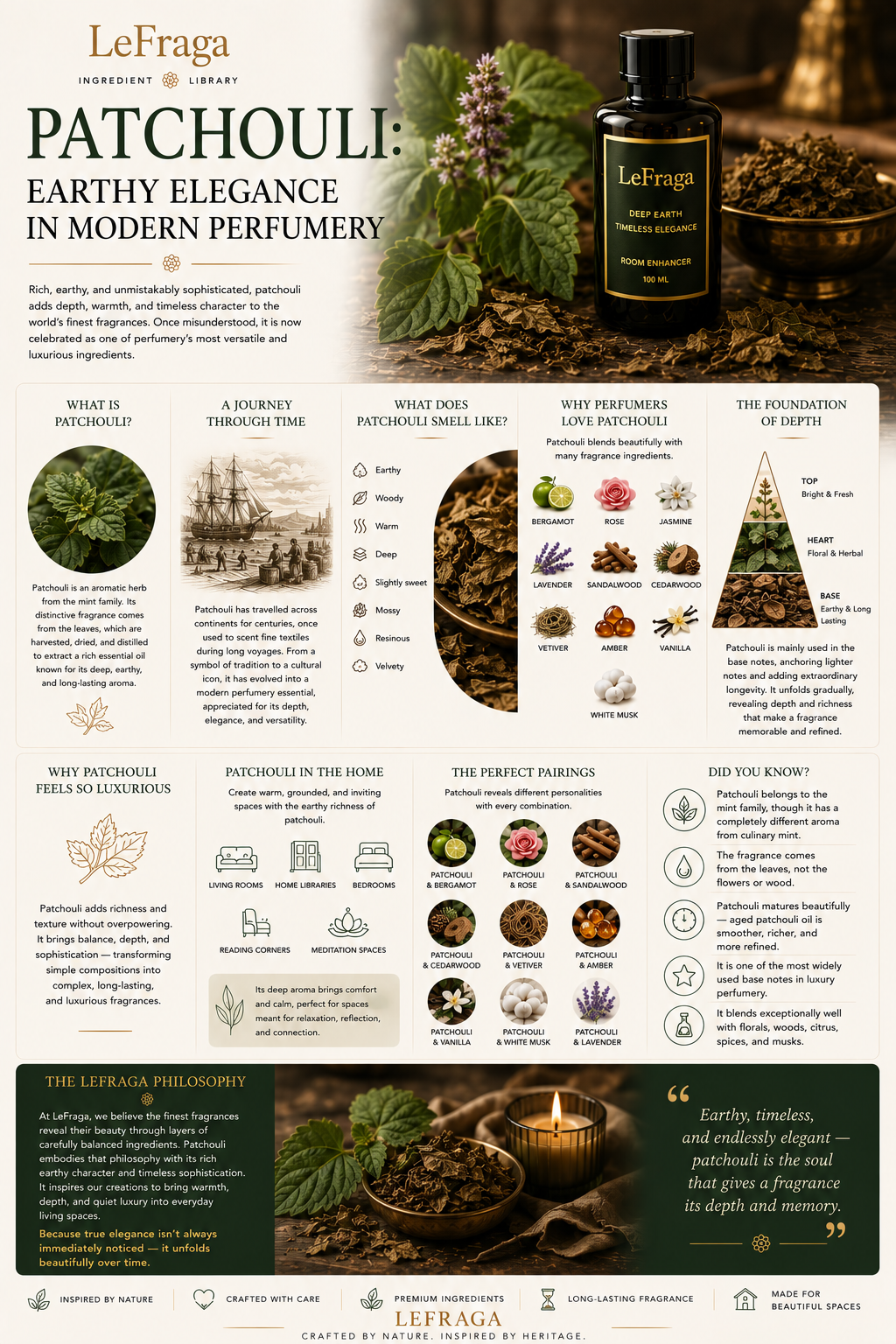 Patchouli: Earthy Elegance in Modern Perfumery