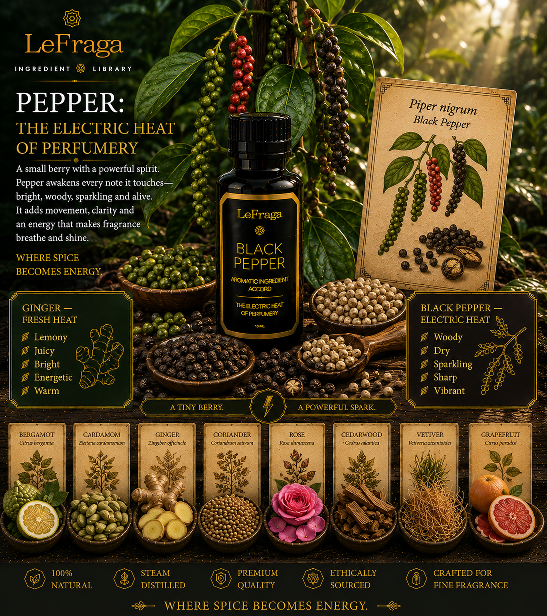 Pepper: The Electric Heat of Perfumery