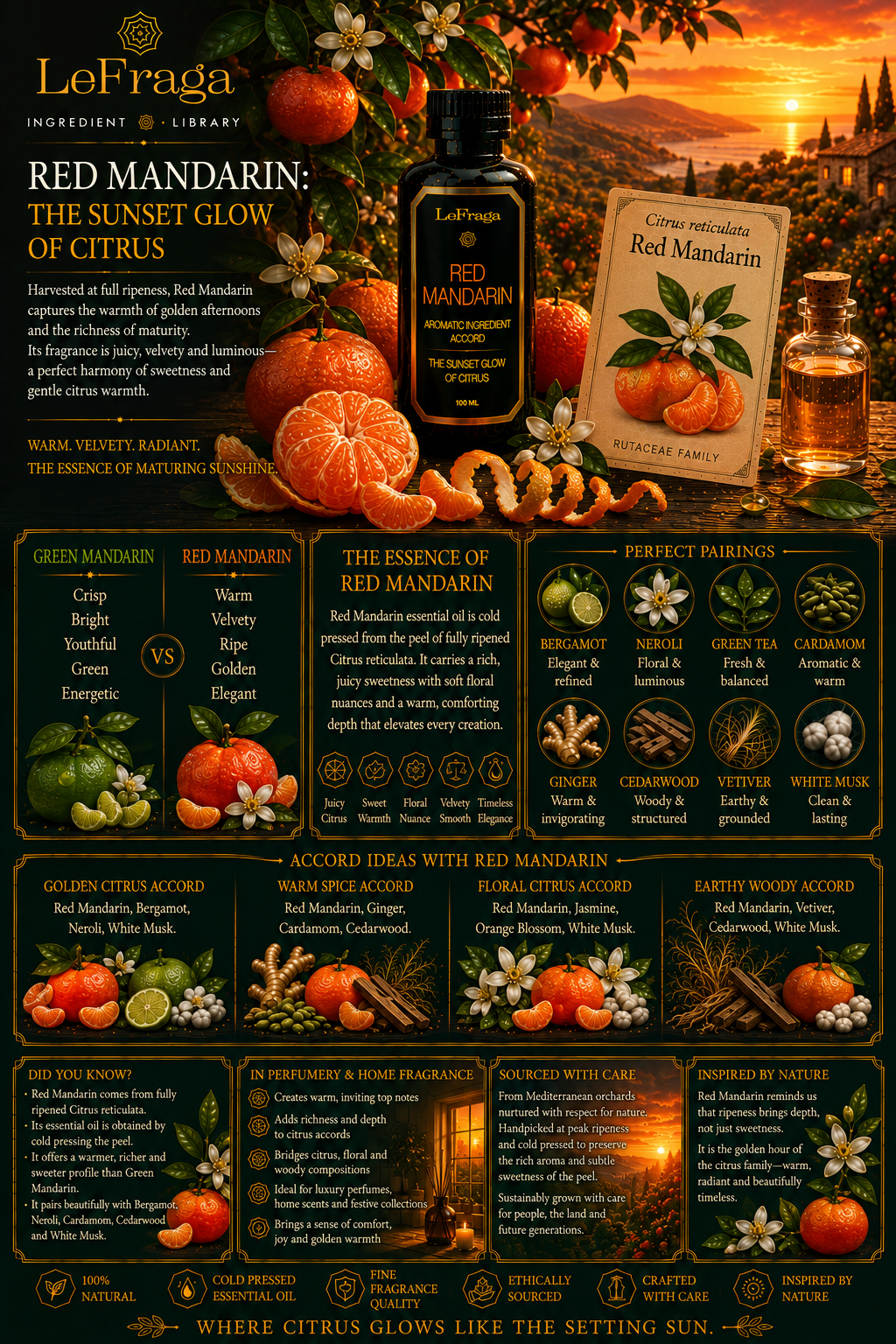 Red Mandarin: The Sunset Glow of Citrus