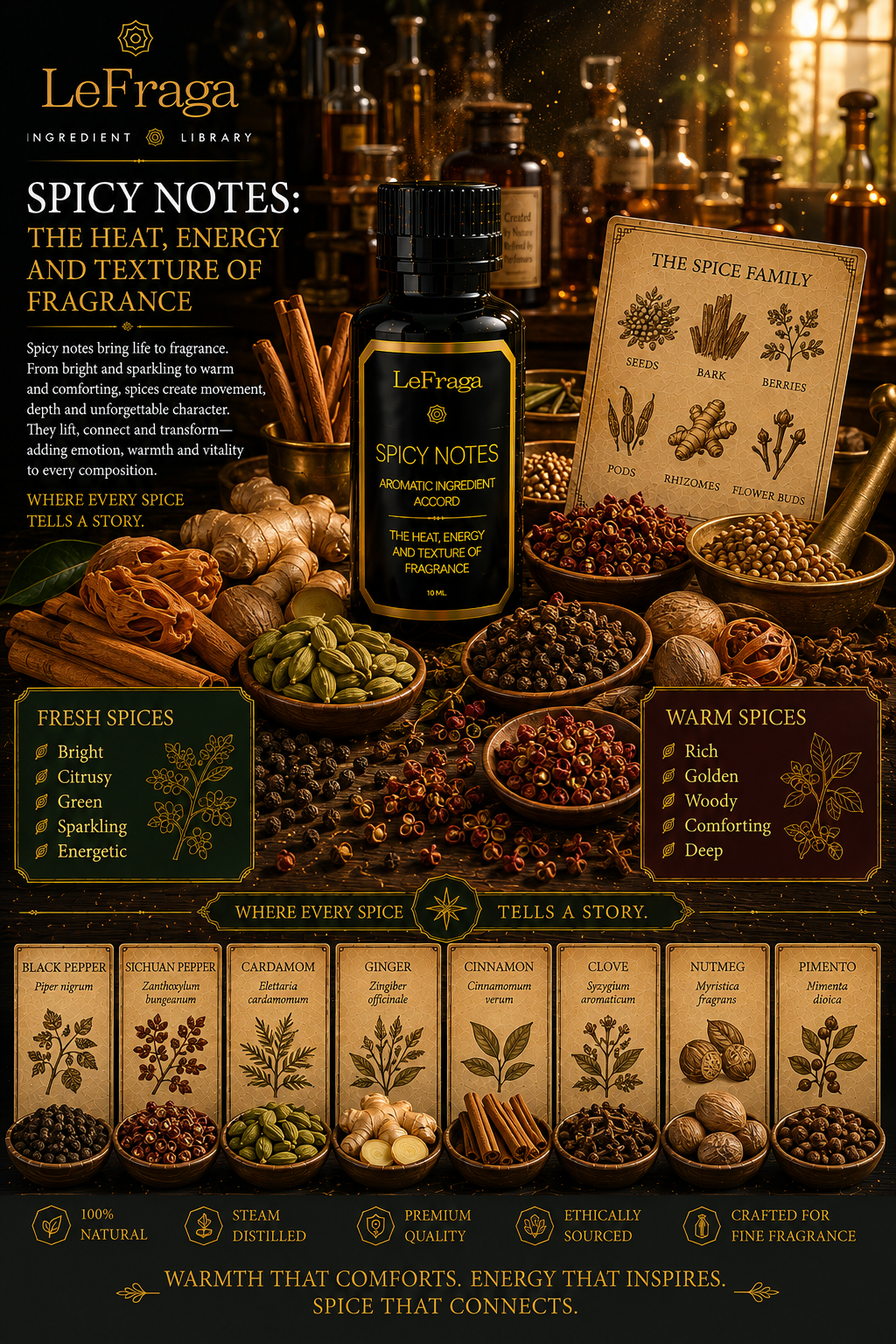 Spicy Notes: The Heat, Energy and Texture of Fragrance