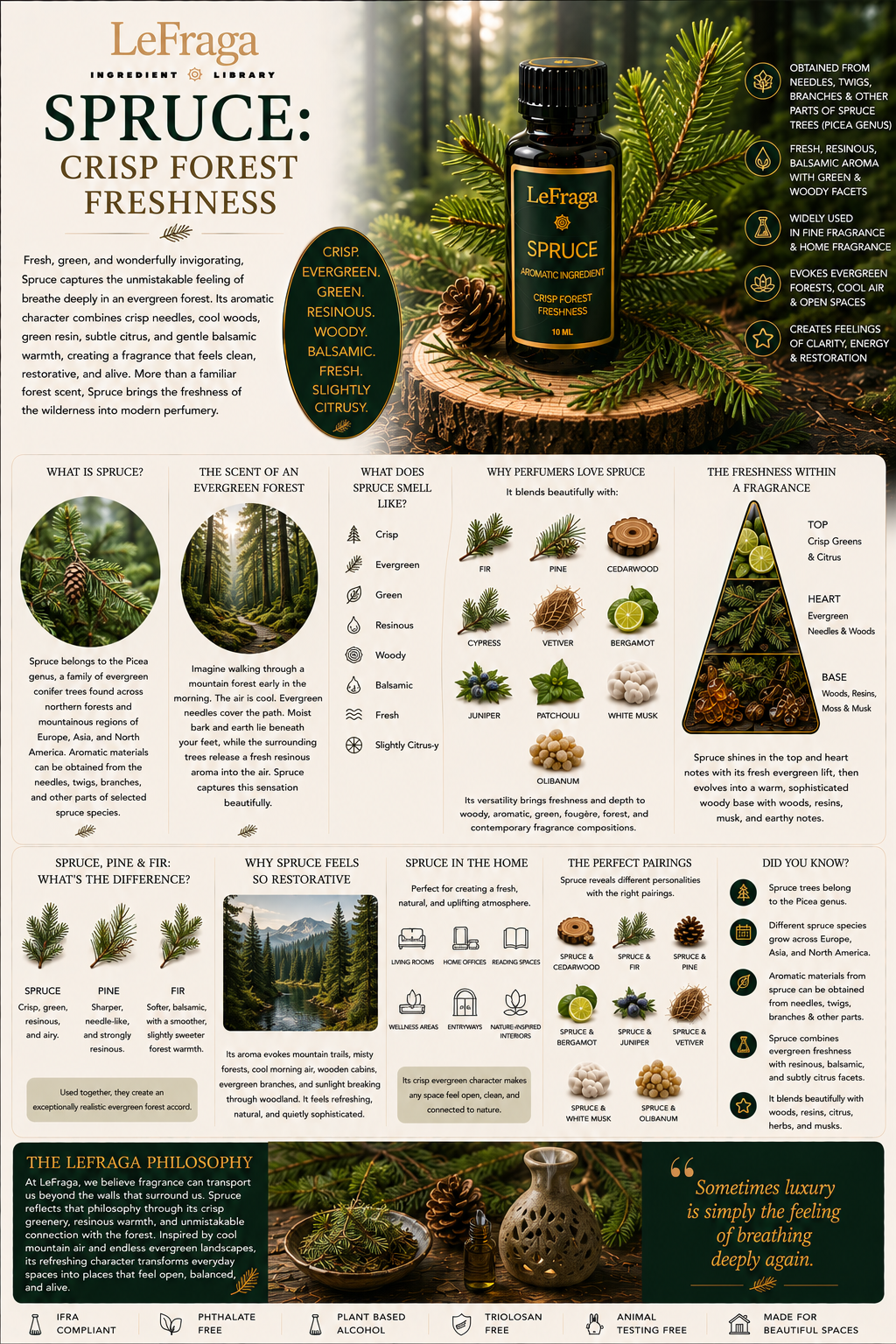 Spruce: Crisp Forest Freshness