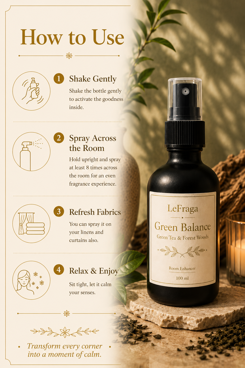 Green Balance (Green Tea & Forest Woods)