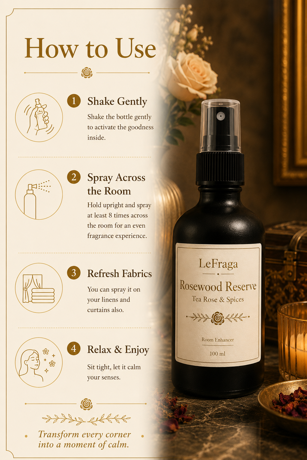 Rosewood Reserve (Tea Rose & Spices)